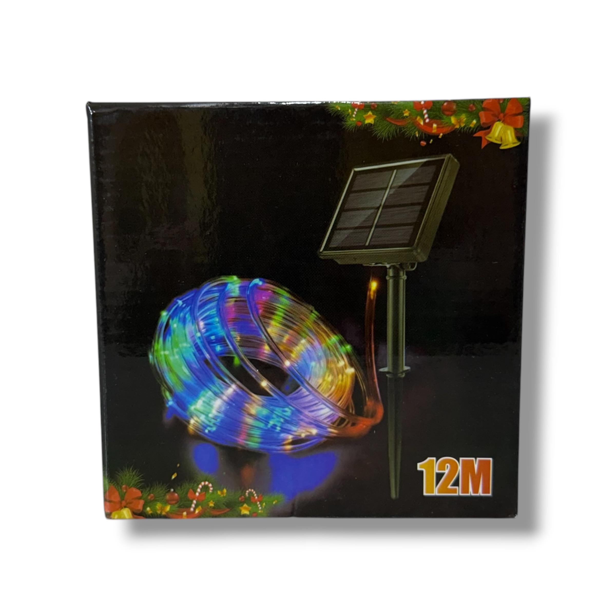 LUZ MANGUERA 12 METROS CON ENERGIA SOLAR 3 COLORES C-91002