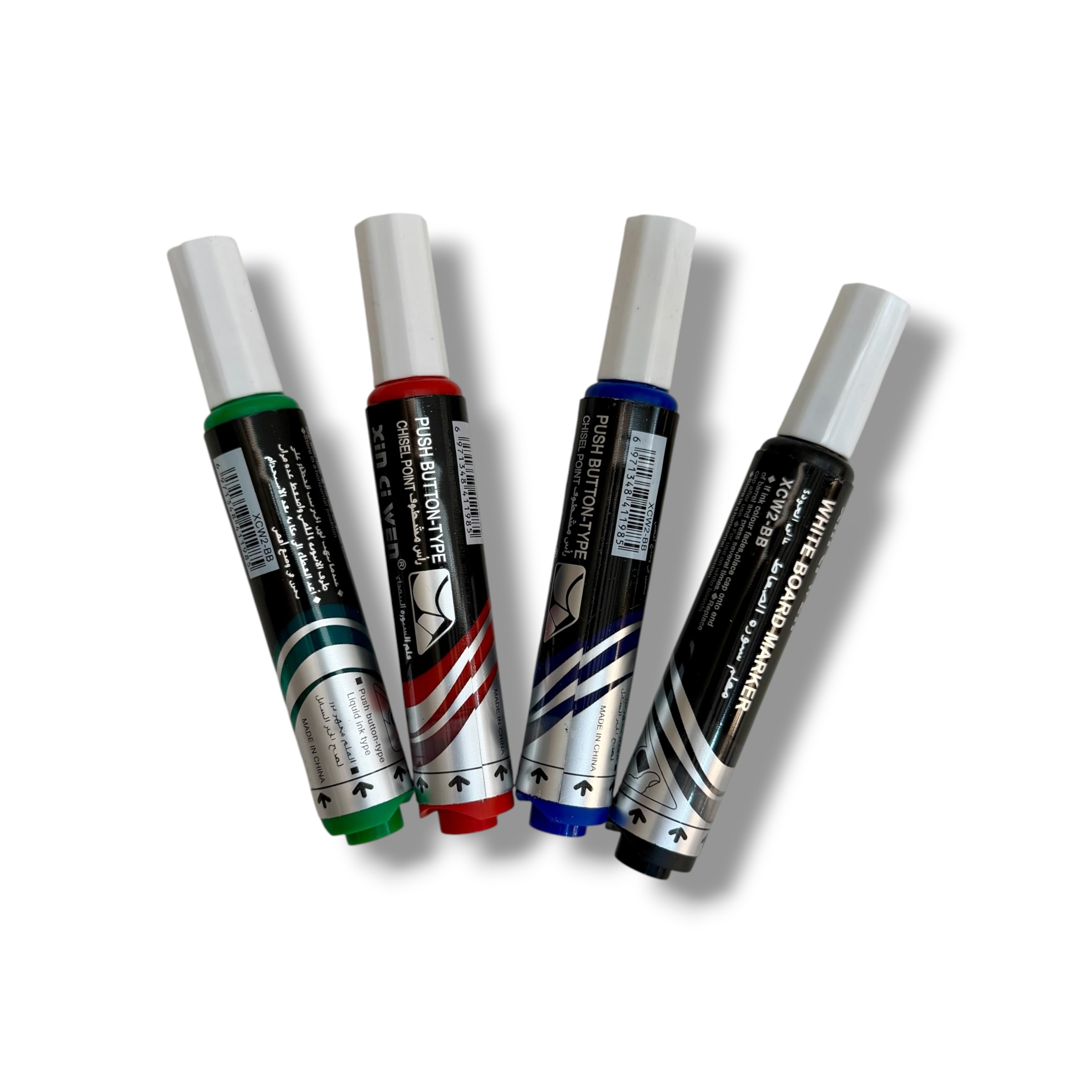 MARCADOR INDELEBLE PARA PIZARRA BLANCA X 4 MM128-04