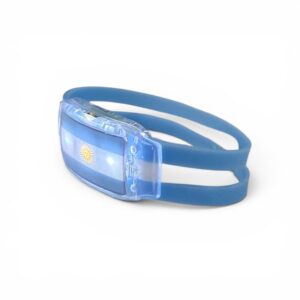 PULSERA DE ARG DE GOMA CON LUZ