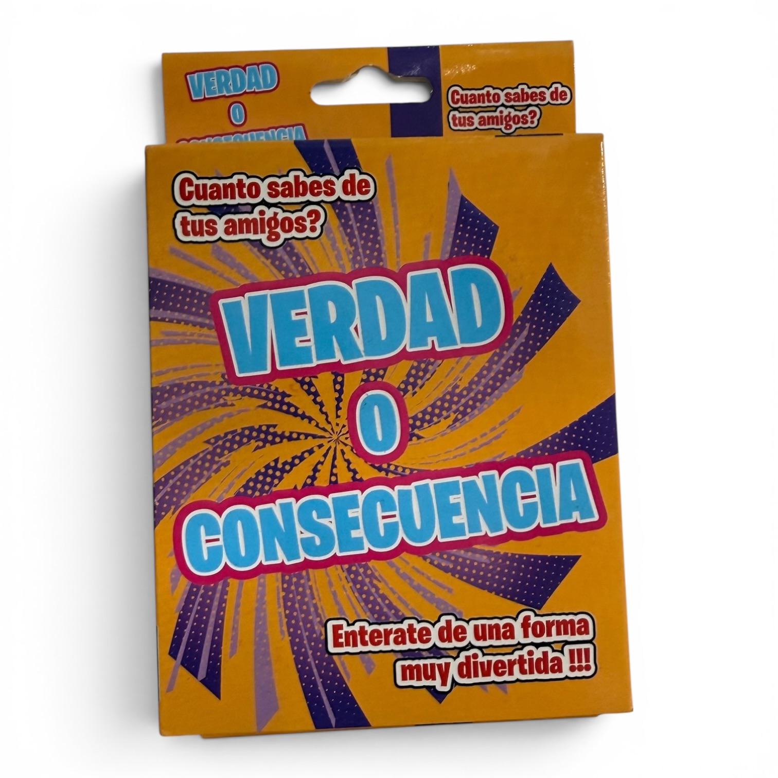 NAIPE VERDAD O CONSECUENCIA
