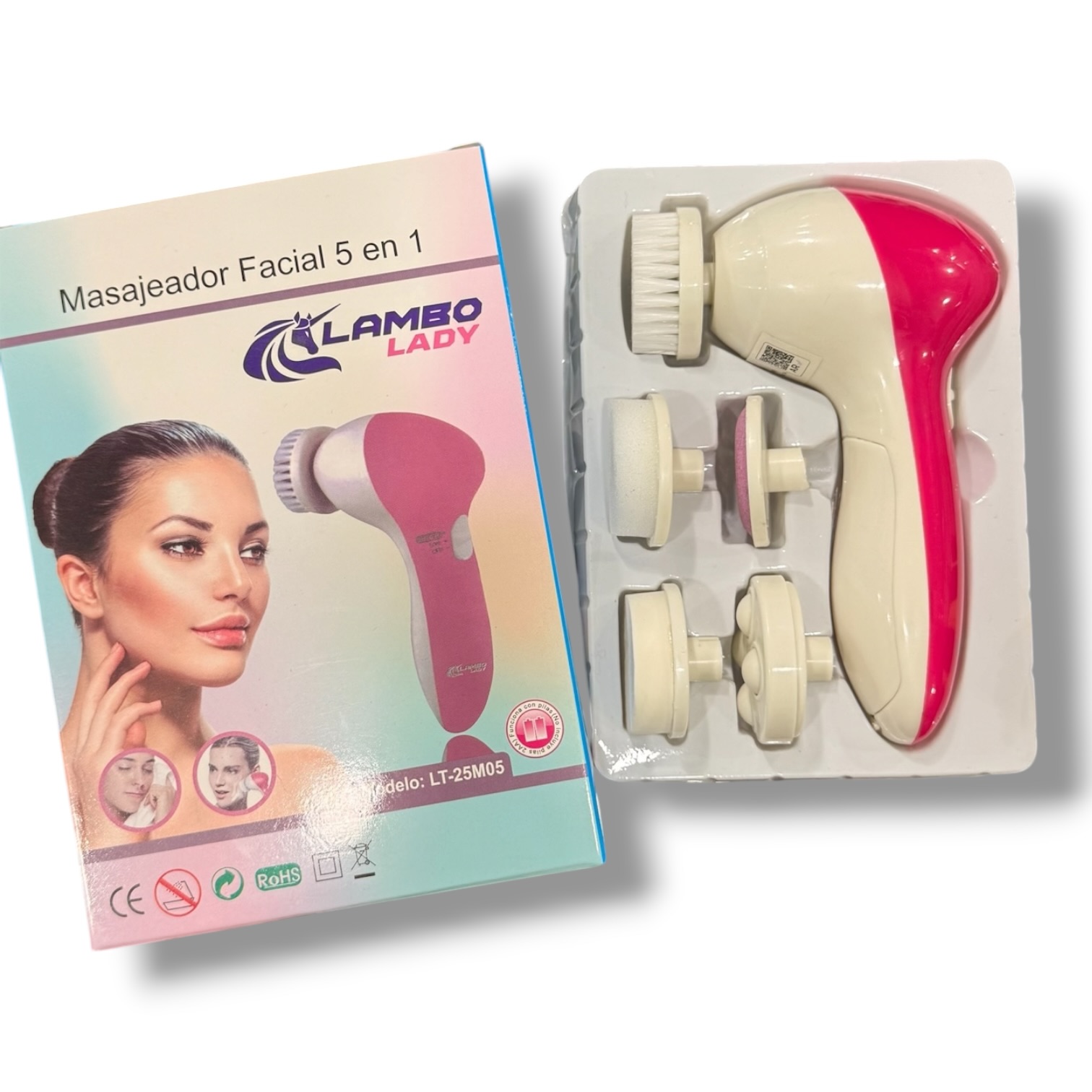 LIMPIADOR FACIAL 5 EN UNO, A PILA