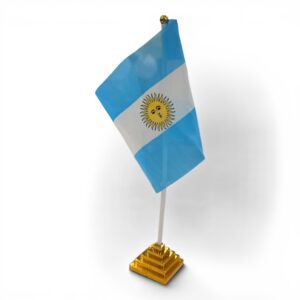 BANDERA ARG 14*21 CM CON MASTIL