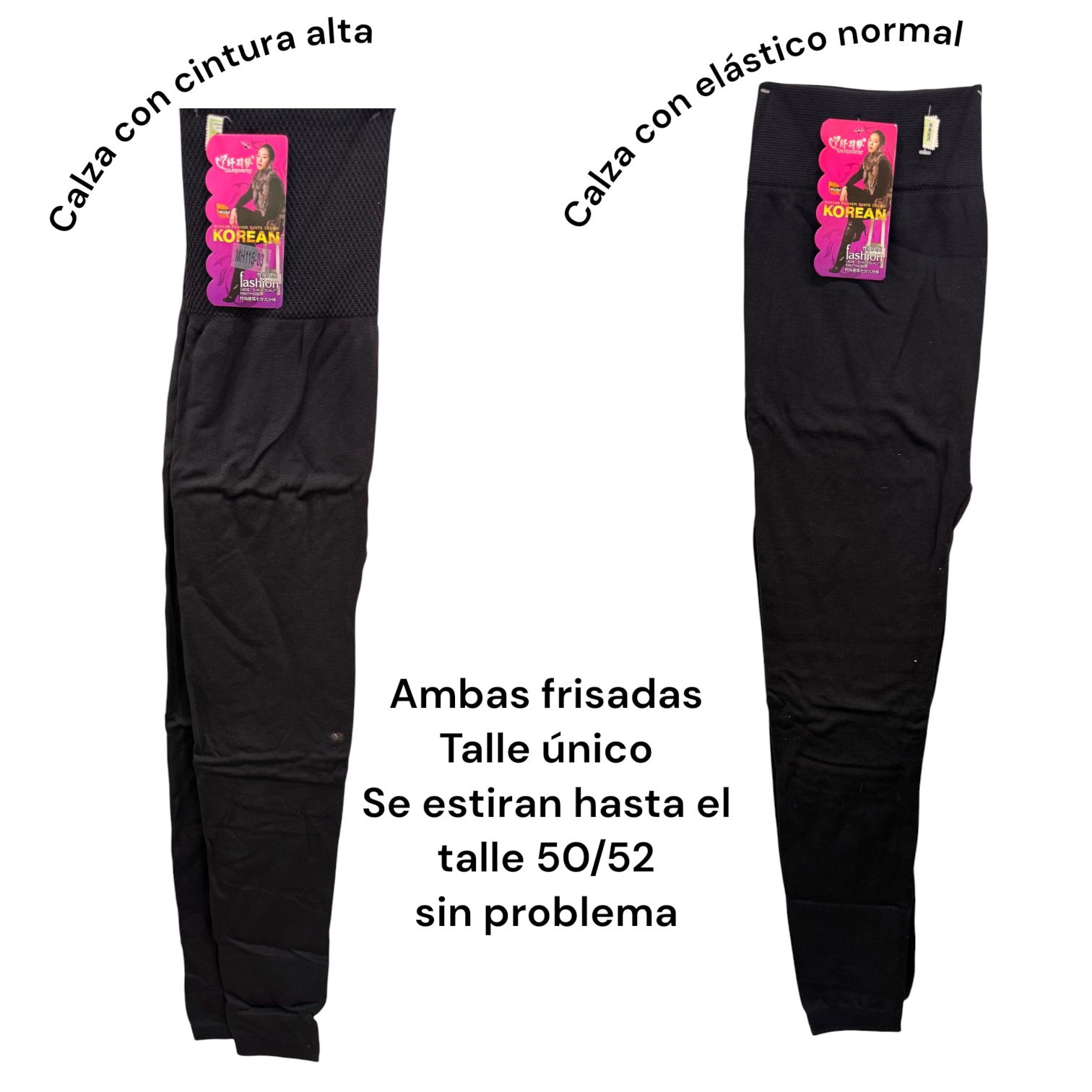 Calza frisada simple