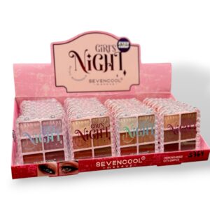 Paleta de sombras x6 girls night