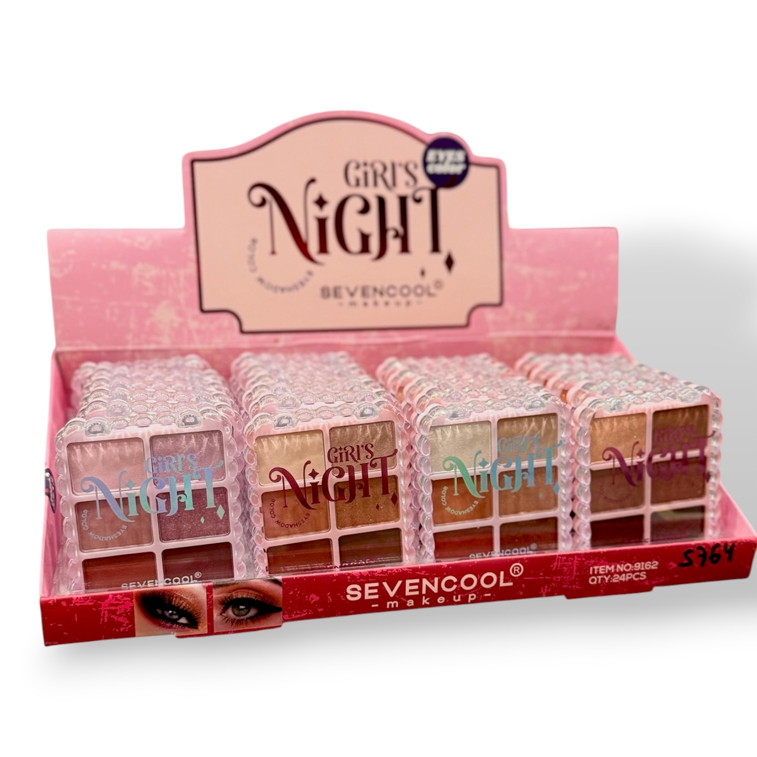 Paleta de sombras x6 girls night