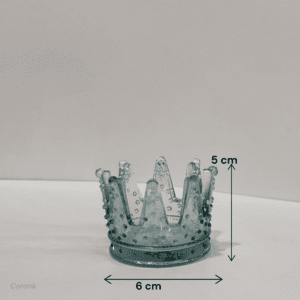 Adorno de vidrio Corona