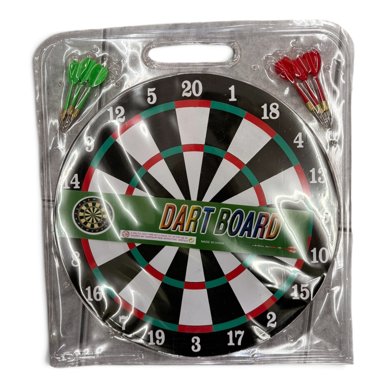 Tiro al blanco con 6 dardos 46 cm