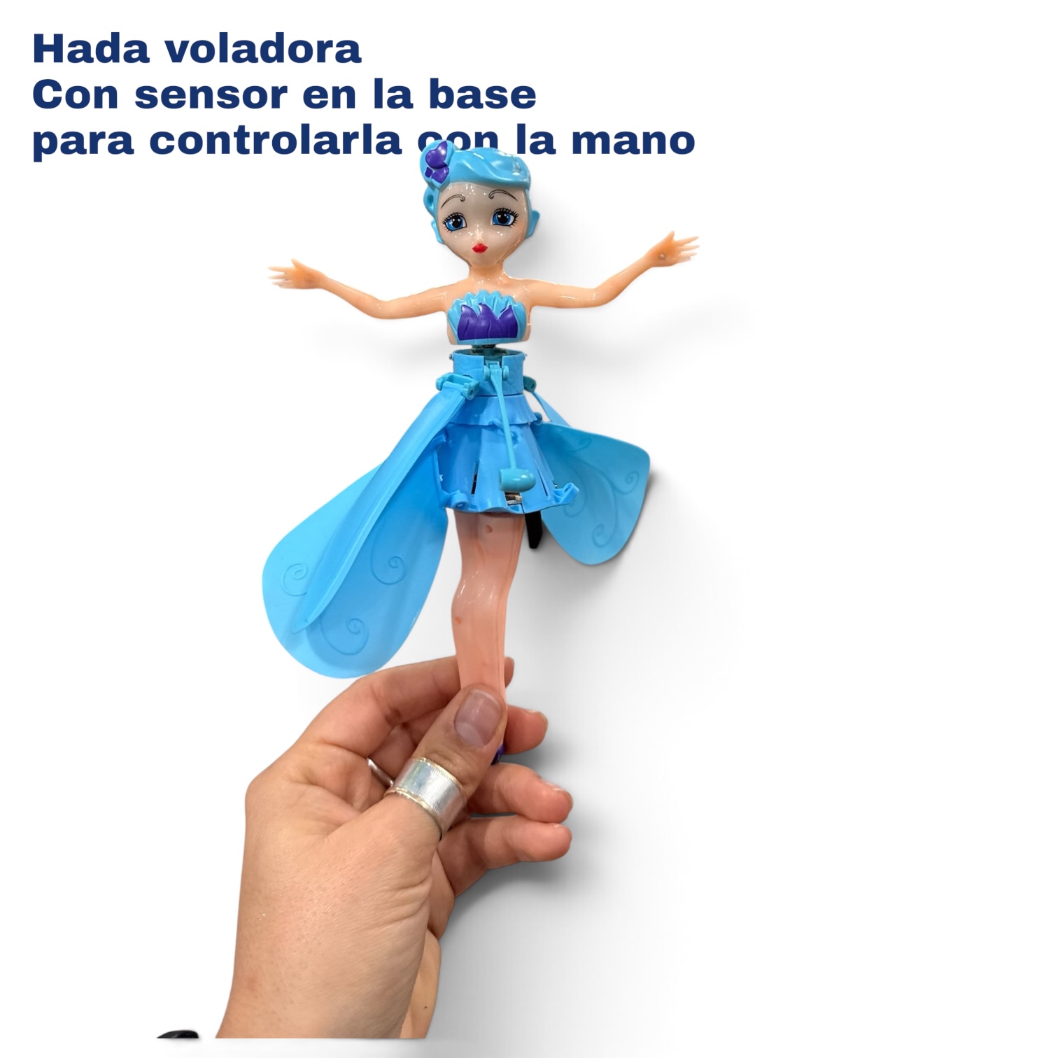 Hada voladora con sensor