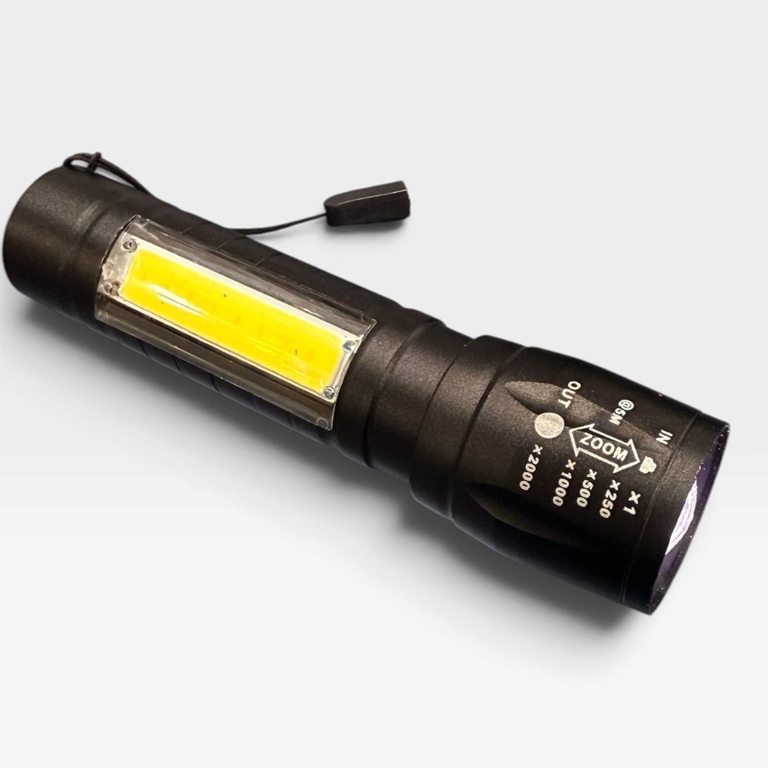 Linterna recargable 3 luces