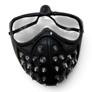 Mascara cyberpunk con tachas