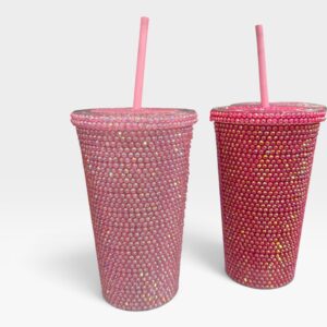 Vaso de strass 500 ml con sorbete