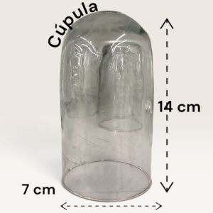 Adorno cúpula mediana 7x14 cm