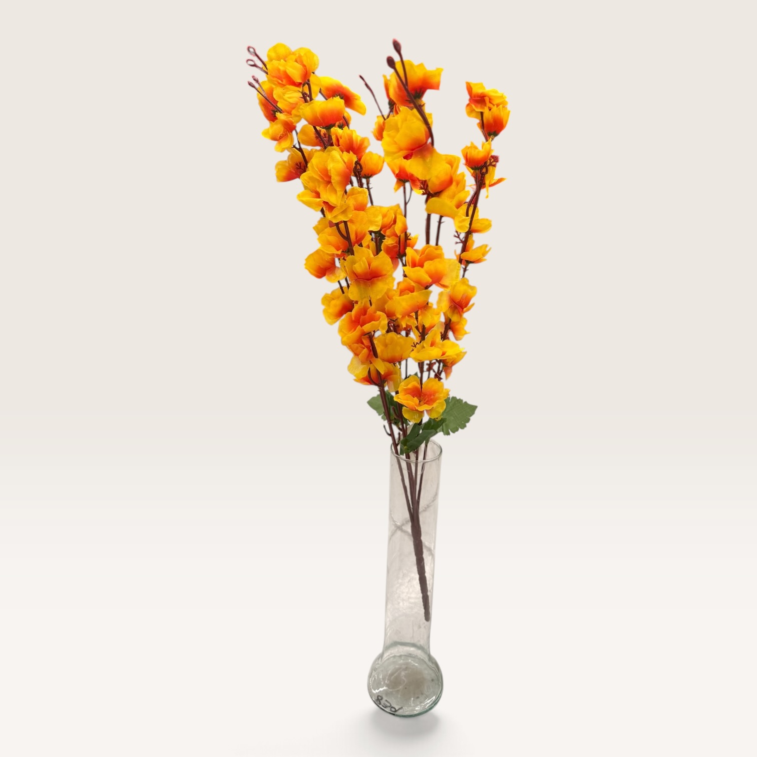 Flor durazno 55 cm 7 varas