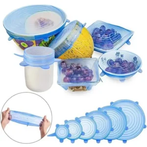 Tapas de silicona x6 dif tamaños