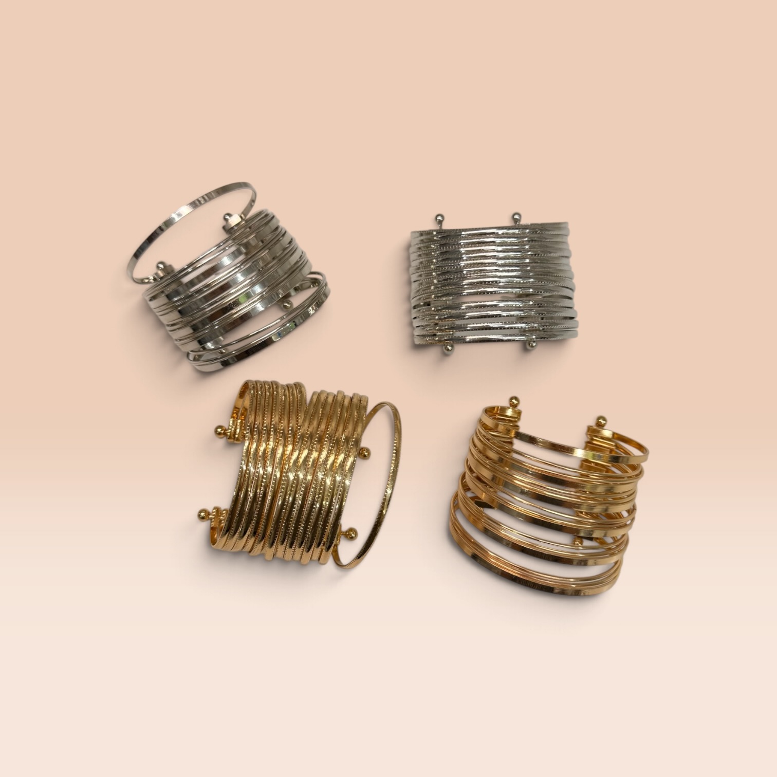Brazalete ancho varias vueltas